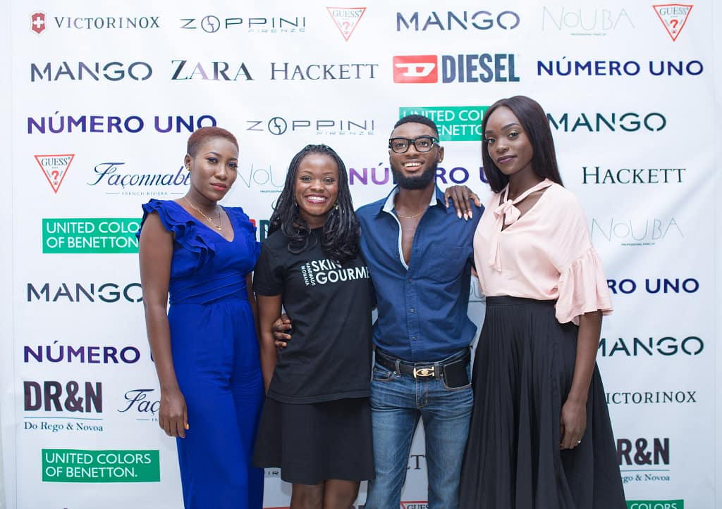 Ibukun Nartey, Violet Amo Amoabeng, Asare Prince Owusu and Stephanie Adu at Numero Uno Style Talks