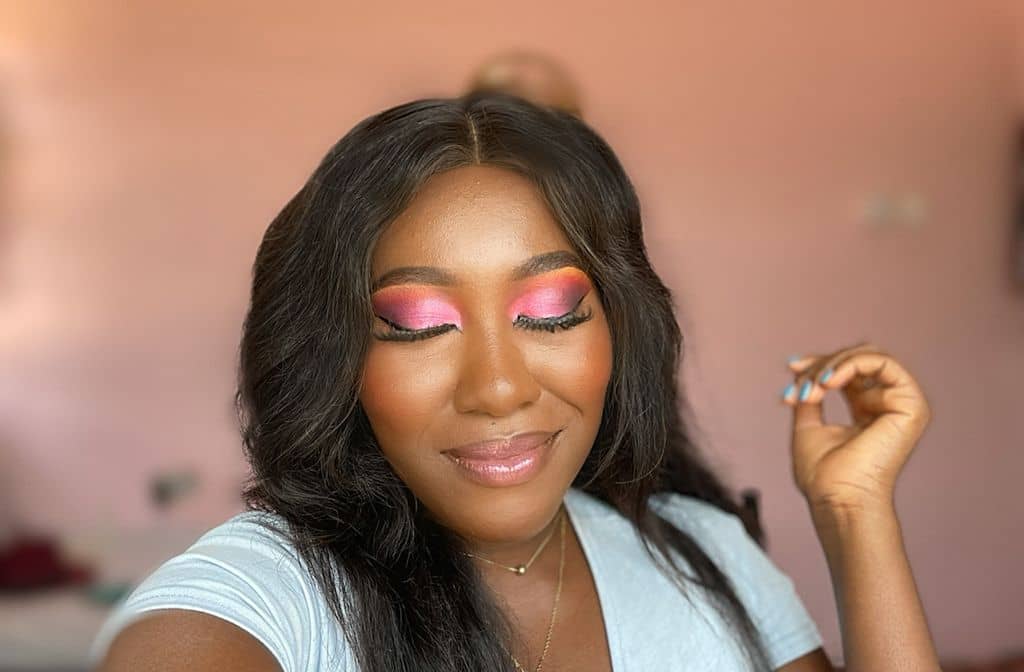 FLIRTY PINK EYESHADOW TUTORIAL WITH A SIDE OF HISTORICAL GIST- JOE AND PEGGY APPIAH